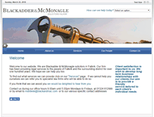 Tablet Screenshot of blackadderandmcmonagle.com